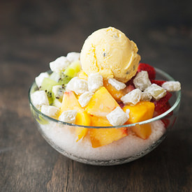 Chinese Shaved Ice Dessert
