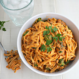 Creamy Spaghetti Dinner