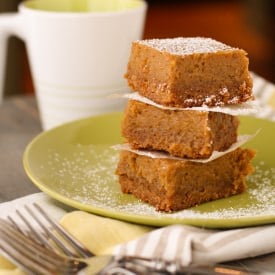 Pumpkin Butter Quick Bread Bars