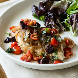 Grilled Chicken w/ Olive Relish