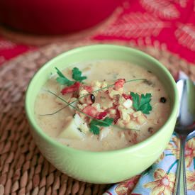 Charred Corn Soup