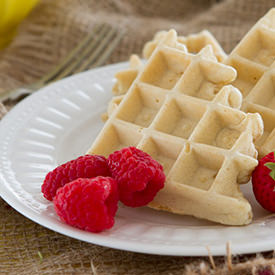 Gluten Free, Sugar Free Waffles