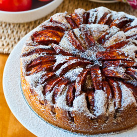 Apple Topped Cake