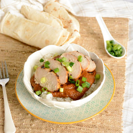 Pumpkin Mole with Chicken and Rice