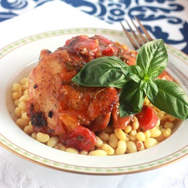 Roasted Chicken Thighs with Fennel