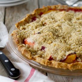 Peach Melba Pie