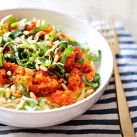 Spaghetti Squash with Marinara