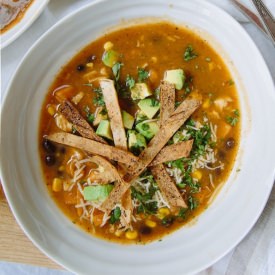 Sweet Potato Tortilla Soup