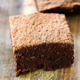 Tea Infused Raw Chocolate Brownies