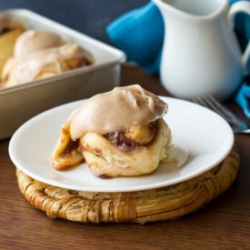 Apple Butter Cinnamon Rolls