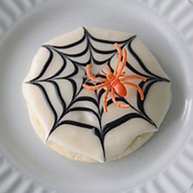 Spiderweb Sugar Cookies
