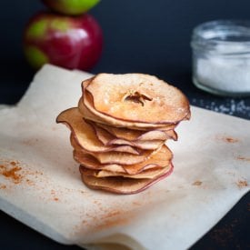 Spicy Fleur de Sel Apple Chips