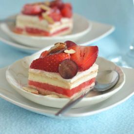 Strawberry and Watermelon Cake