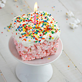 Popcorn Candy Birthday Cake
