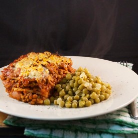 Lentil & Carrot Pasta Bake
