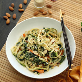 Sesame Peanut Cucumber Noodles