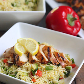 Lemon Garlic Orzo