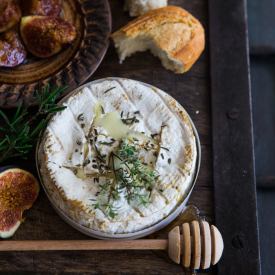Oven Baked Camembert with Figs