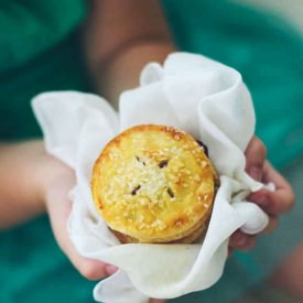 Strawberries + Cream Hand PIes