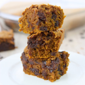 Brown Butter Pumpkin Chocolate Bars