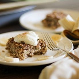 Banana Bread Baked Oatmeal