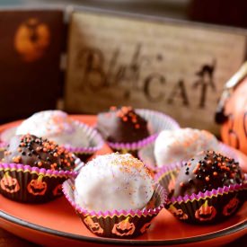 Chocolate PB Caramel Balls