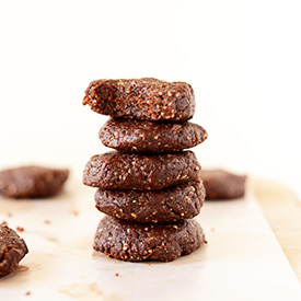 No Bake Hazelnut Chocolate Cookies