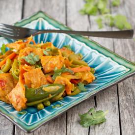 Kothu Parotta with Veggies