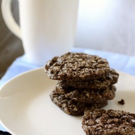 Chocolate Espresso Oatmeal Cookies