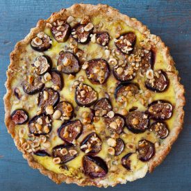 Fing, Plum and Hazelnut Tart