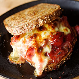 Grilled H&C Sandwich & Plum Chutney