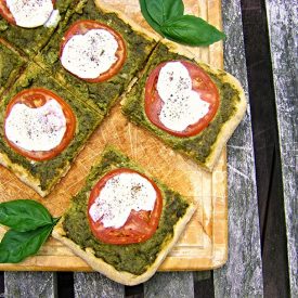 Flatbread w/Scallion Pesto