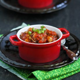 Spiced Mushroom & Chickpea Stew