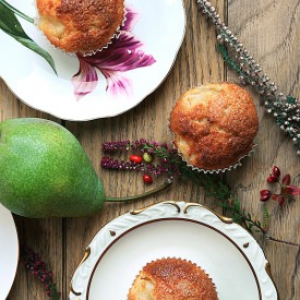 Pear Ginger Muffins