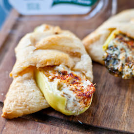 Crescent Wrapped Stuffed Peppers