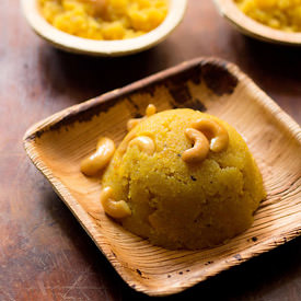Rava Kesari or Semolina Pudding
