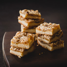 Meyer Lemon Jam Crumb Bars