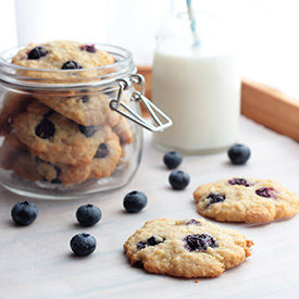 Blueberry Coconut Cookies