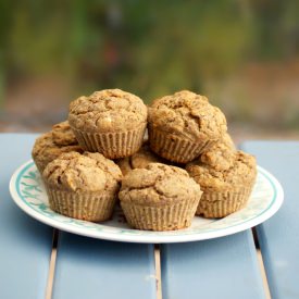 Pumpkin Applesauce Muffins