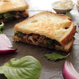 Mushroom Goat Cheese Sandwich