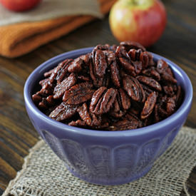 Apple Pie Spiced Pecans