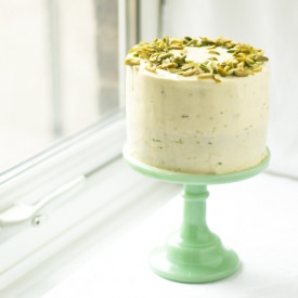 ourgette Pistachio Spice Cake