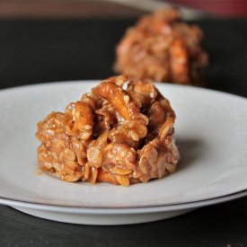 Almond Butter Pretzel Cookies