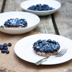 Whole Wheat Blueberry Tartlets