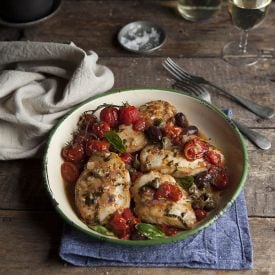 Chicken Breasts with Tomato Salsa