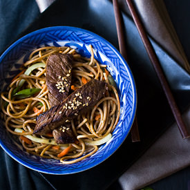 Asian Beef Noodle Salad