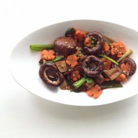 Sesame Mushrooms