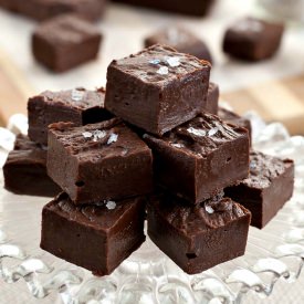 Salted Nutella Chocolate Fudge