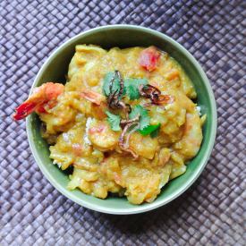 Pumpkin Curry with Shrimp