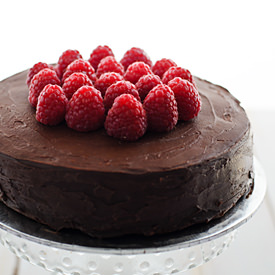 Raspberry Chocolate Torte